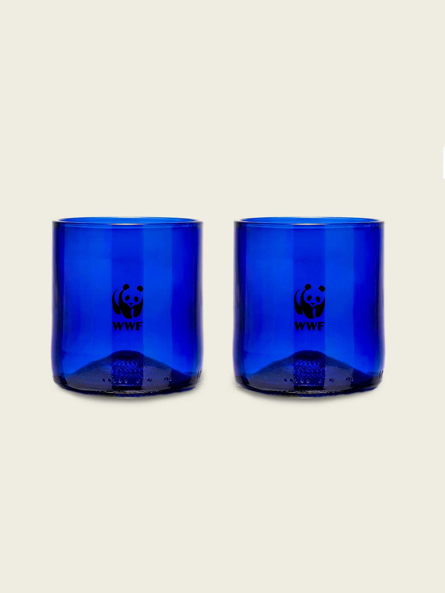 Drikkeglas af genanvendt glas