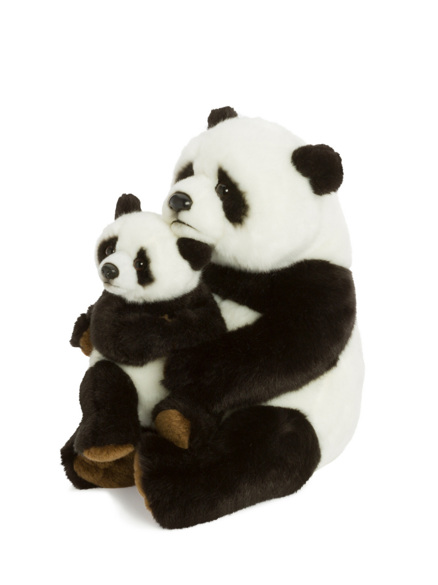 Panda Mor & Barn - WWF Bamse (28 cm)