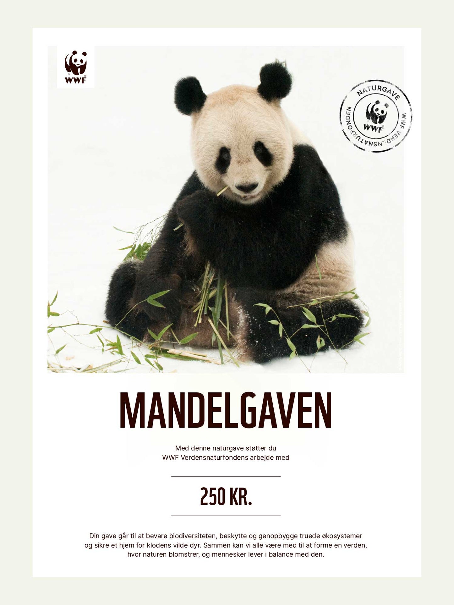 Mandelgaven - Naturgavebevis