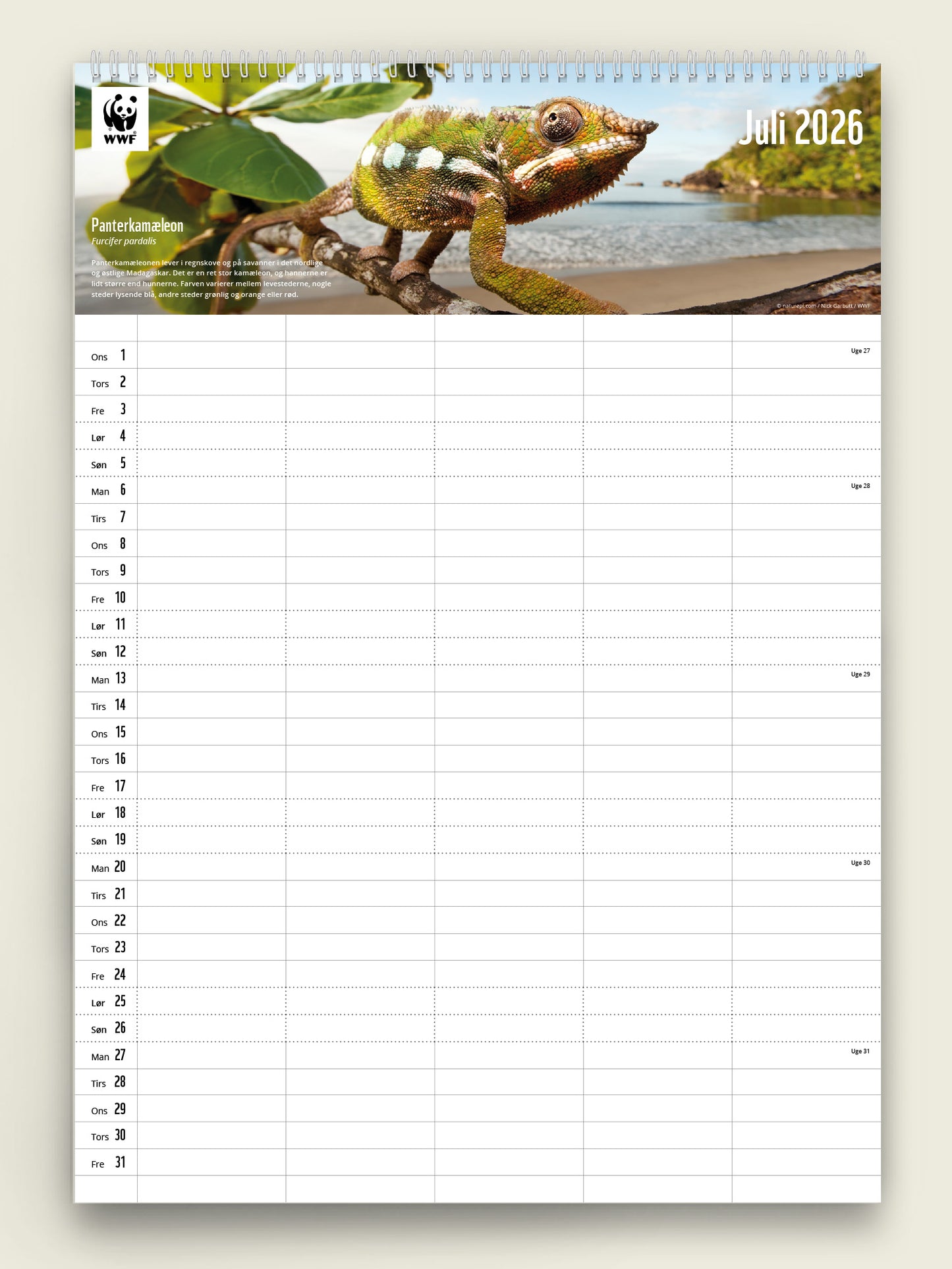 Familiekalender 2026