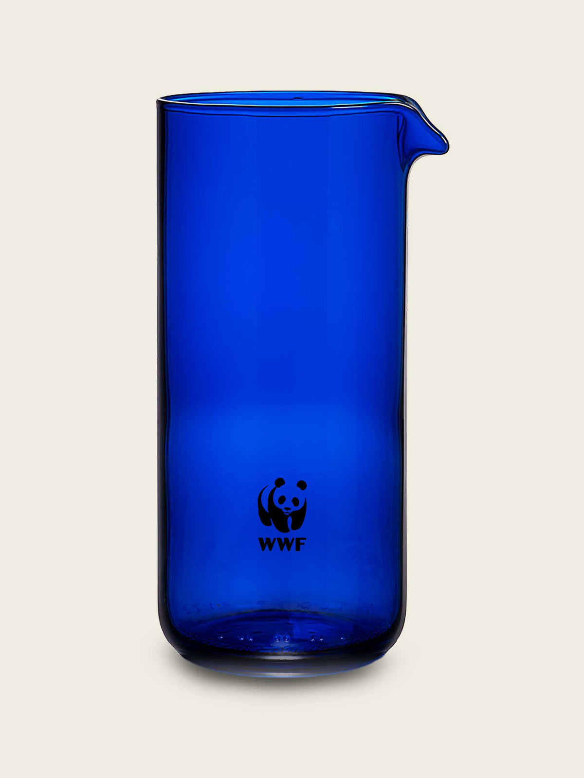 Karaffel af genanvendt glas