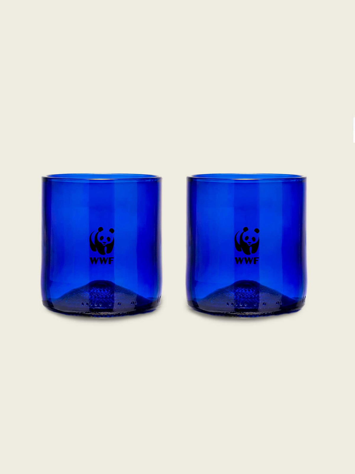 Drikkeglas af genanvendt glas