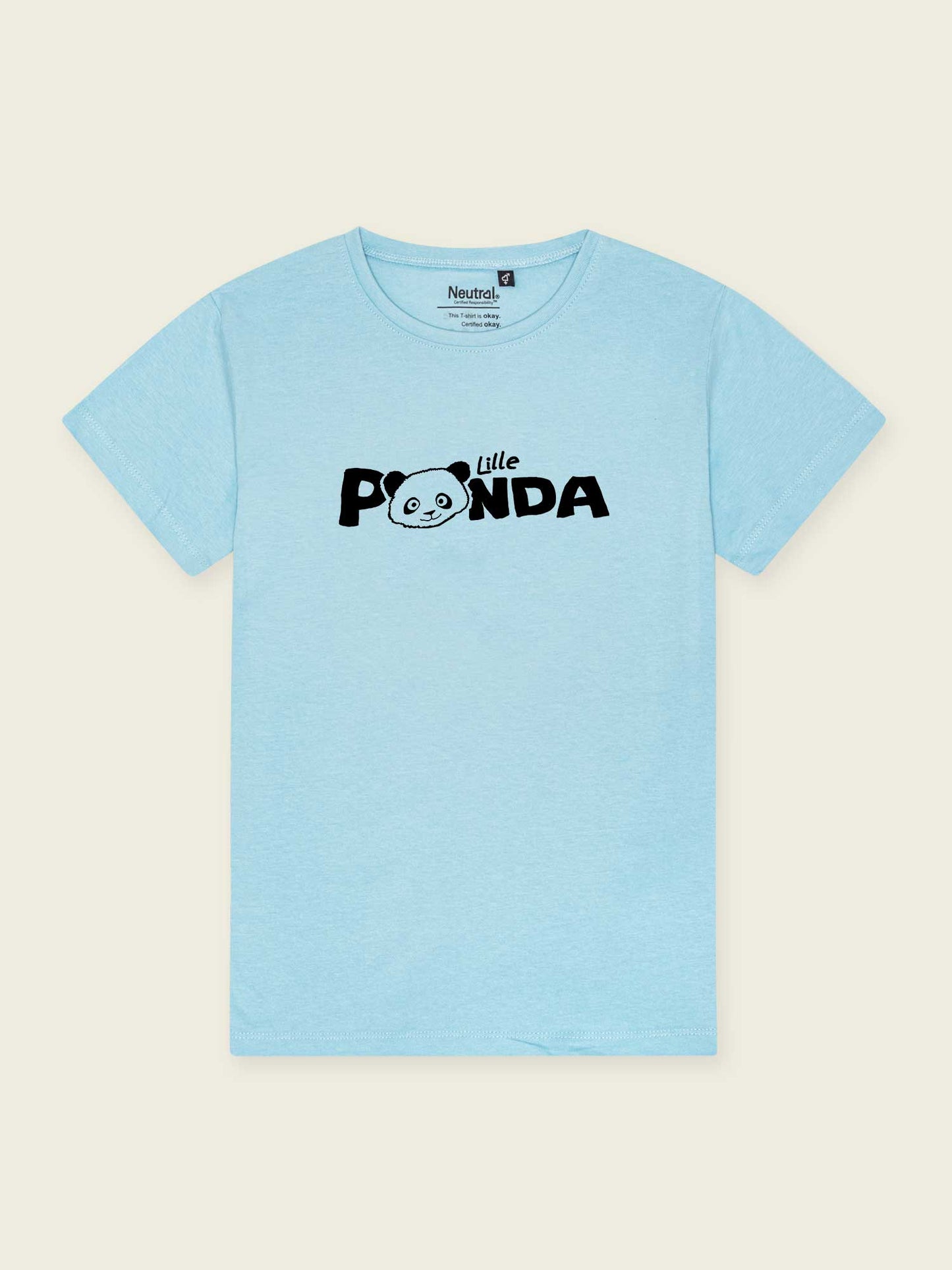 Lille Panda t-shirt - lyseblå