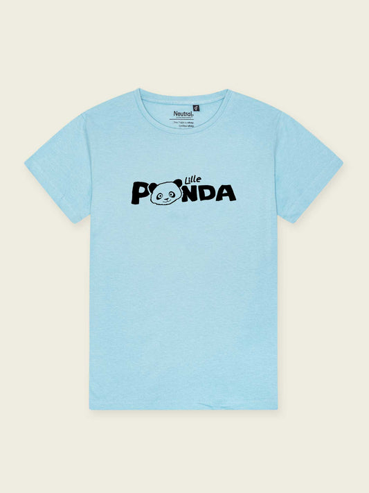 Lille Panda t-shirt - lyseblå