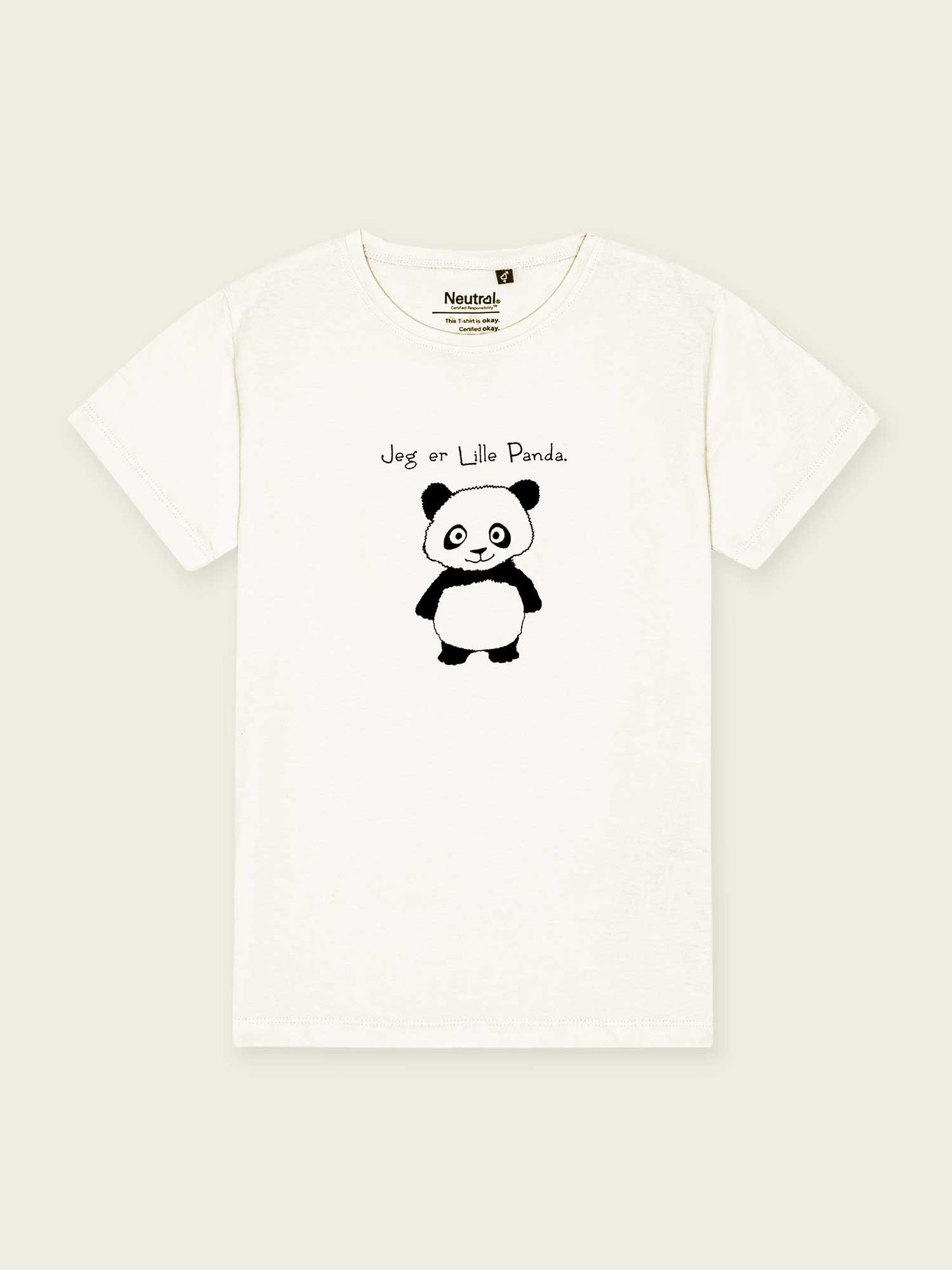 Lille Panda t-shirt - hvid