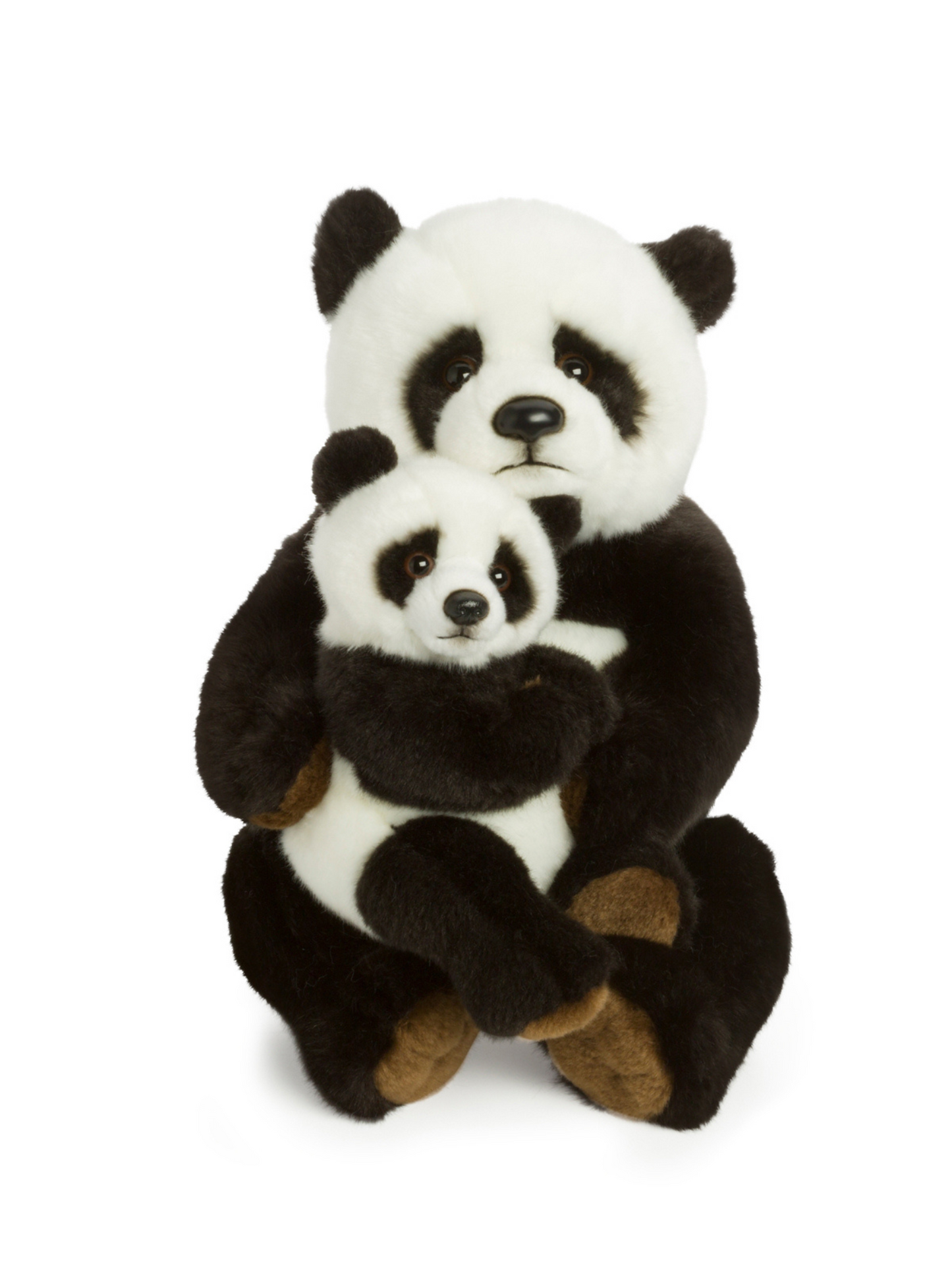 Panda Mor & Barn - WWF Bamse (28 cm)