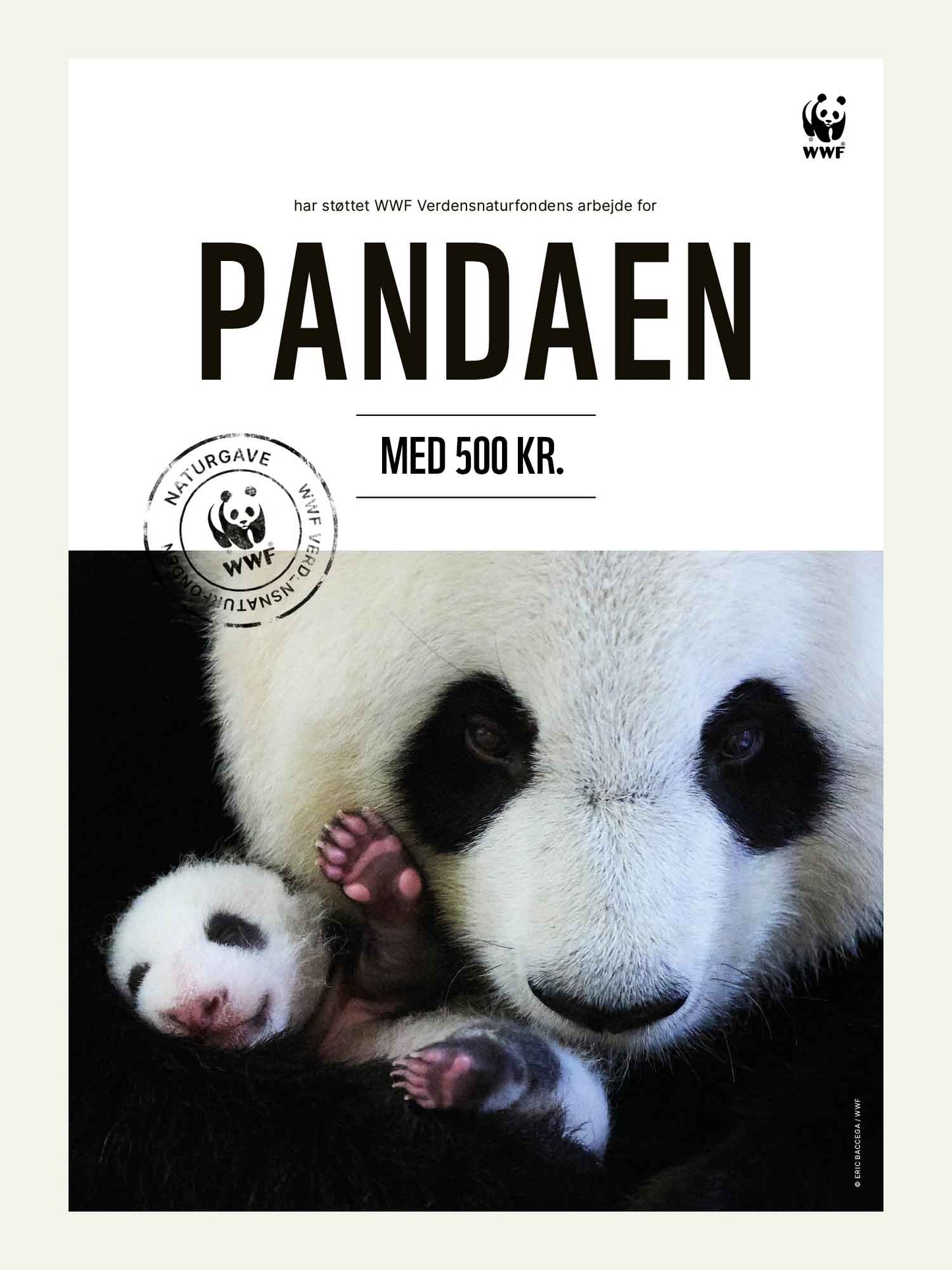 Pandaen - Naturgavekort