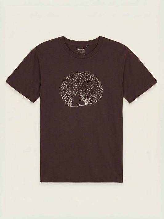 Pindsvin T-shirt med motiv af Line Jensen