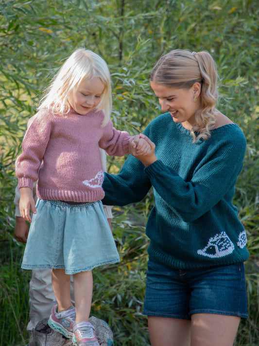 Strikkeopskrift - pindsvine-sweater
