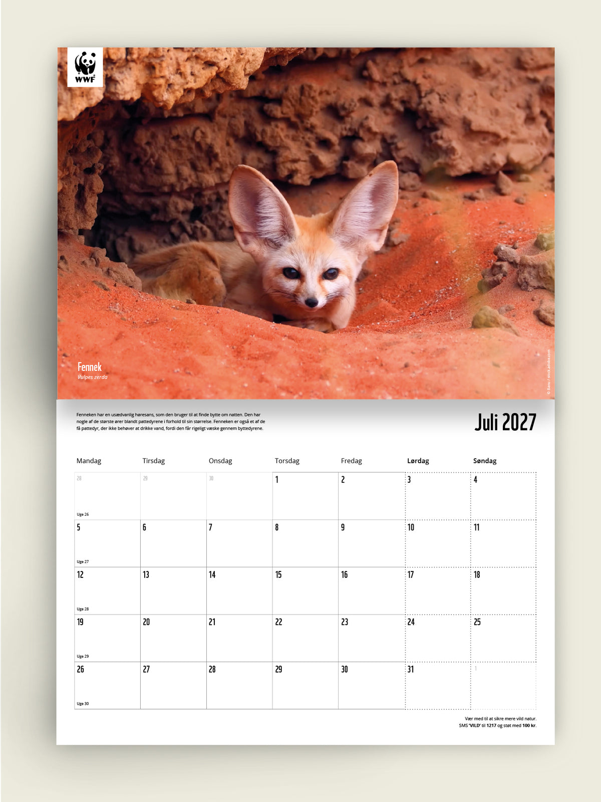 Vægkalender 2027